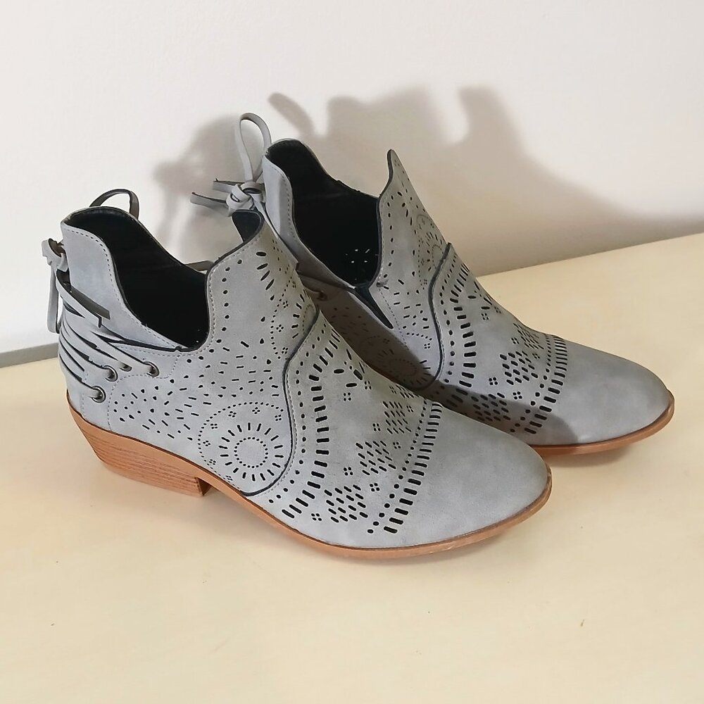 Women's gray Tinstree ankle boots - size 6